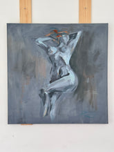 Load image into Gallery viewer, Auburn Beauty by Roberta Heslop shown in the artist’s studio, surrounded by creative materials and soft daylight.