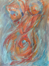 Load image into Gallery viewer, Full Frontal of original nude painting
