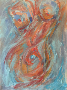 Full Frontal of original nude painting