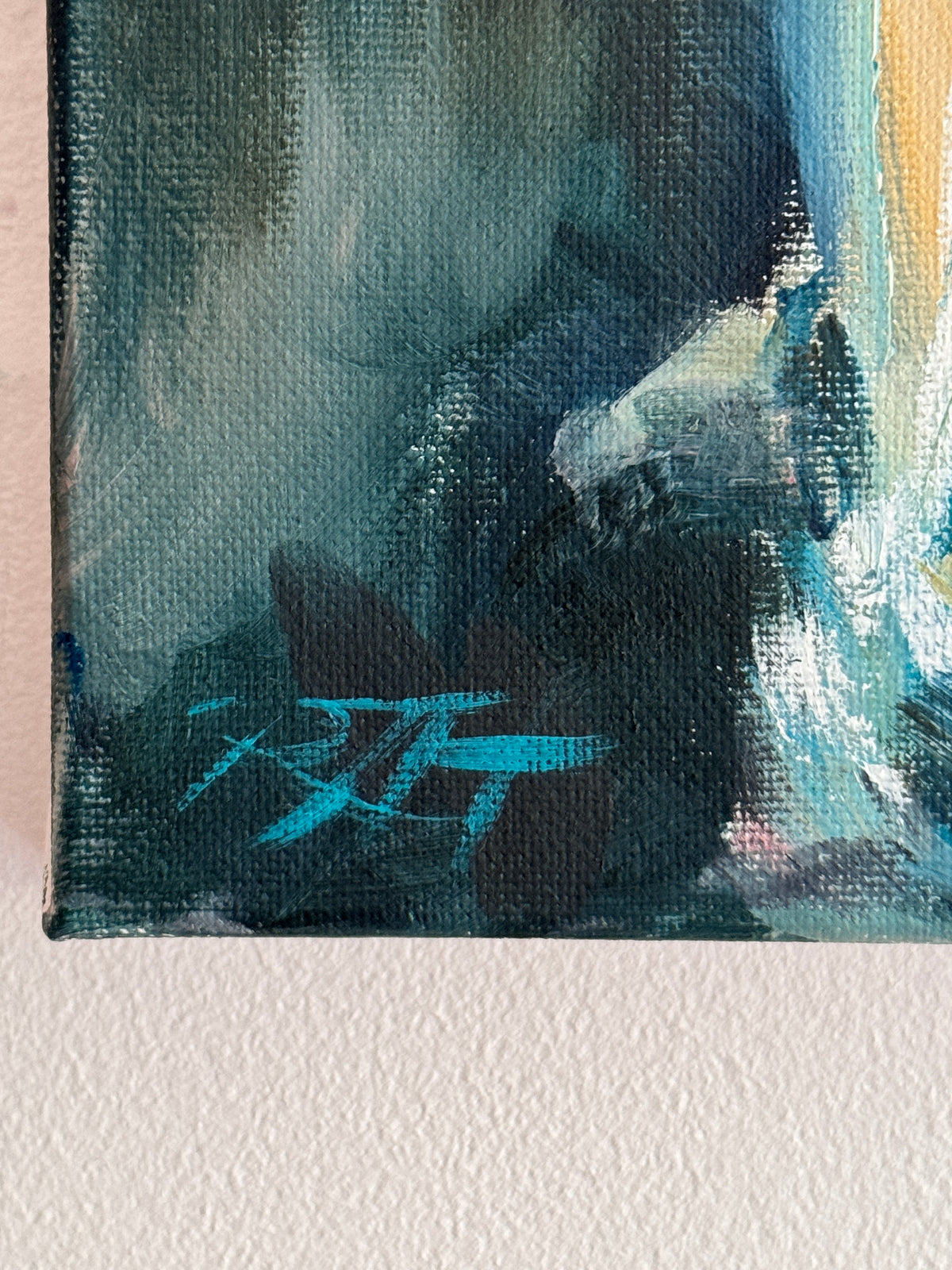 Into herself – original painting by Roberta Heslop – image 9