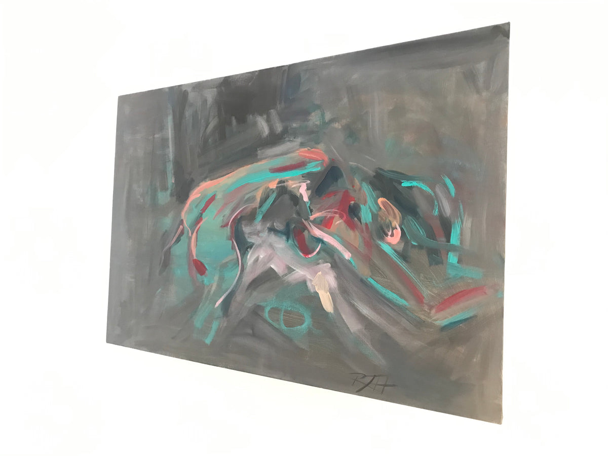 Surrender – original painting by Roberta Heslop – image 10