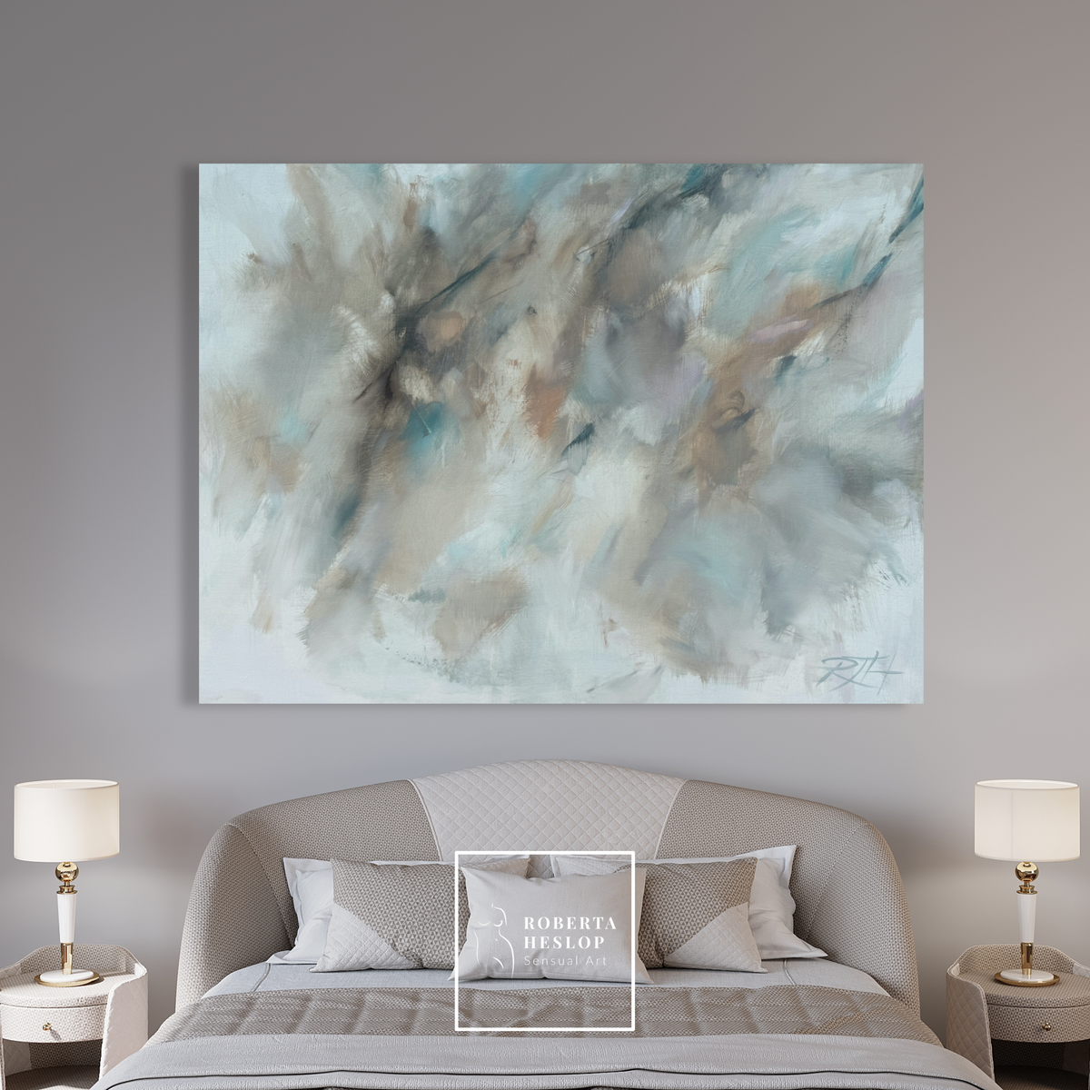 Gentle Drift – original painting by Roberta Heslop – image 4
