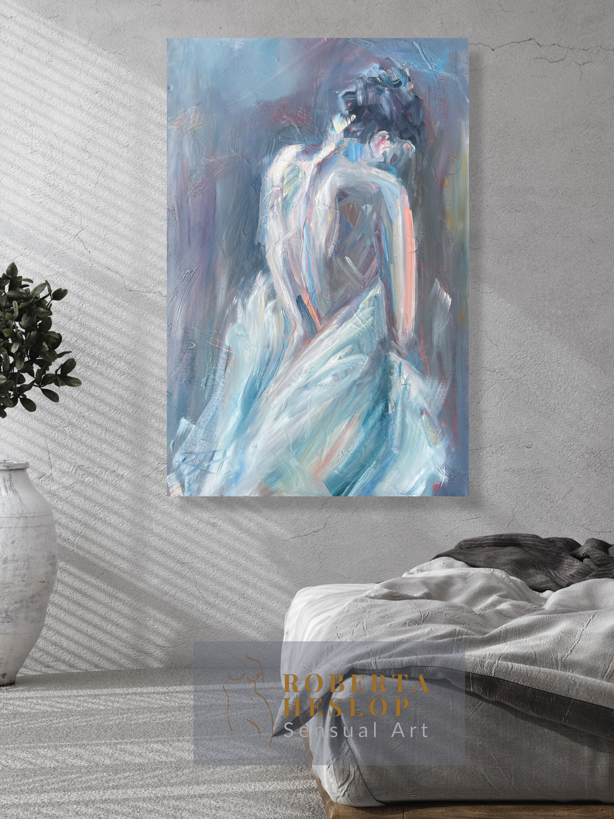 Soft hues, Quiet moments – original painting by Roberta Heslop – image 8
