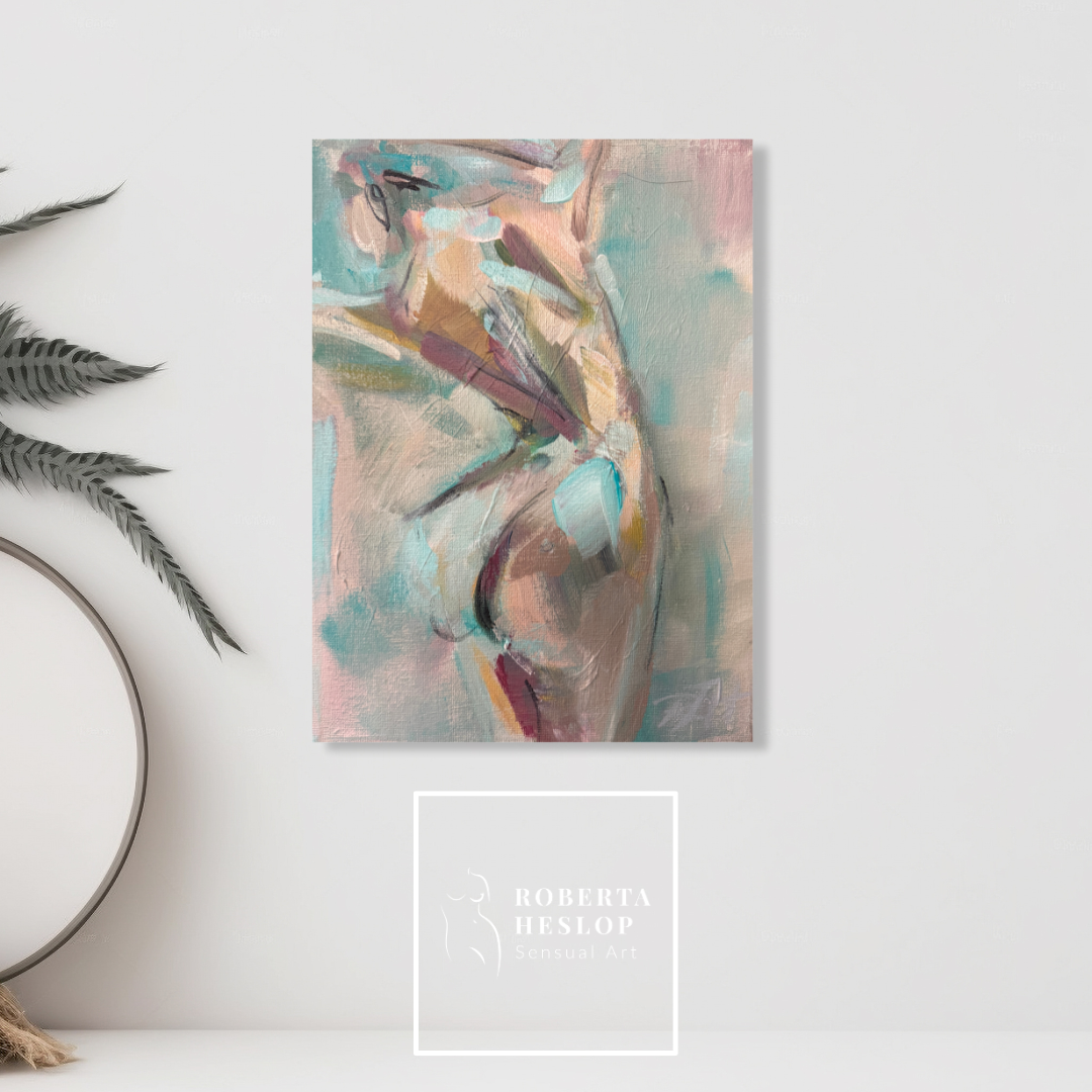 Nude IV – original painting by Roberta Heslop – image 2
