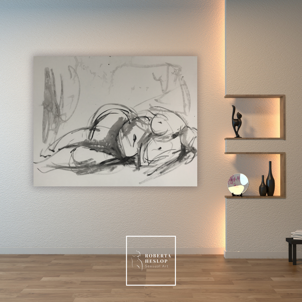 Voluptuous – original painting by Roberta Heslop – image 10

