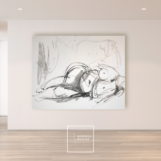 Voluptuous – original painting by Roberta Heslop
