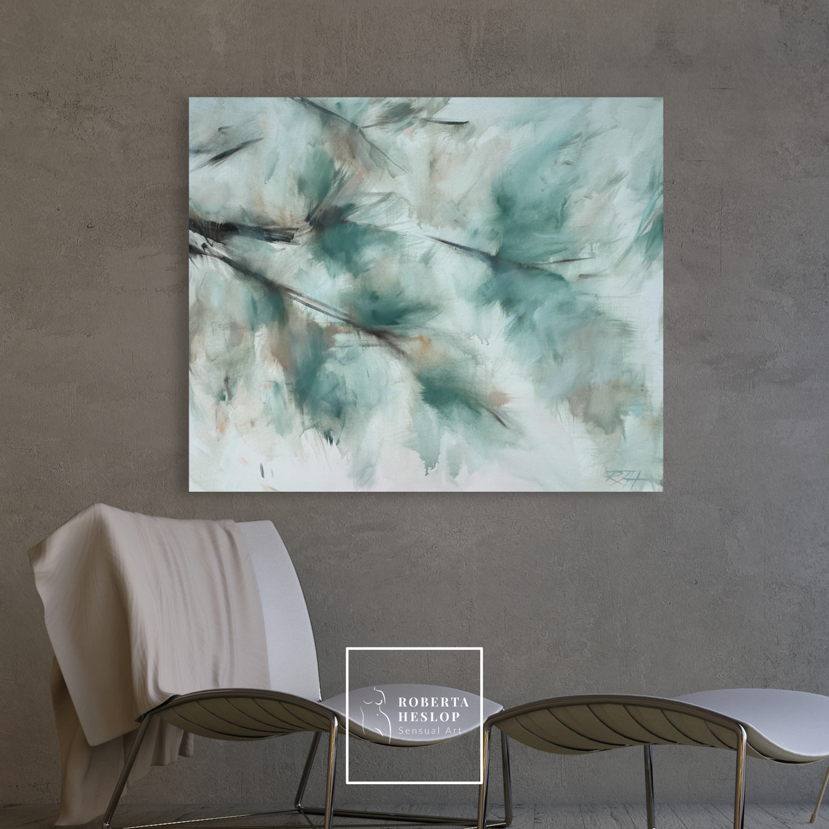 Windswept whispers – original painting by Roberta Heslop – image 4
