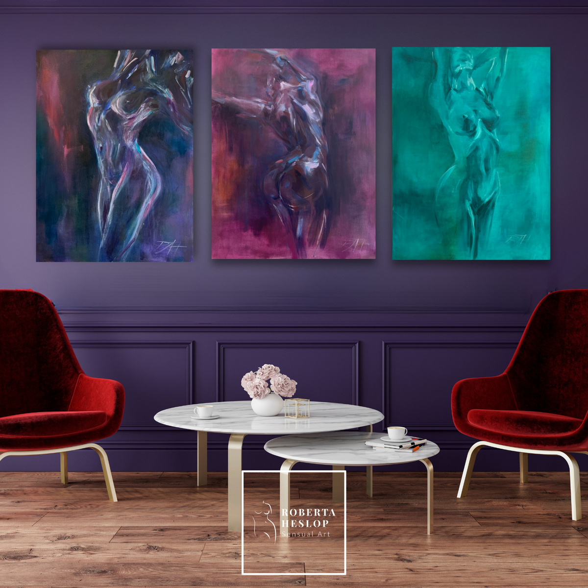 Athena – original painting by Roberta Heslop – image 8
