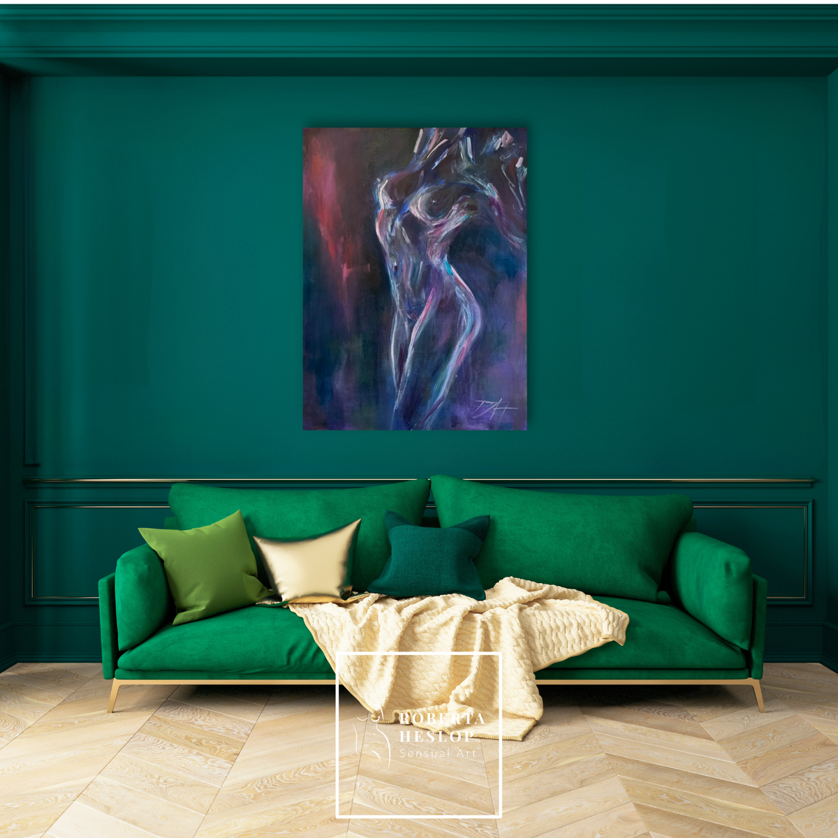 Athena limited edition giclee print in situ Canson Infinity Aquarelle Rag Roberta Heslop