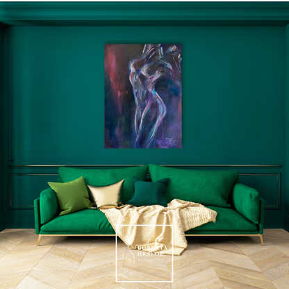 Athena limited edition giclee print in situ Canson Infinity Aquarelle Rag Roberta Heslop