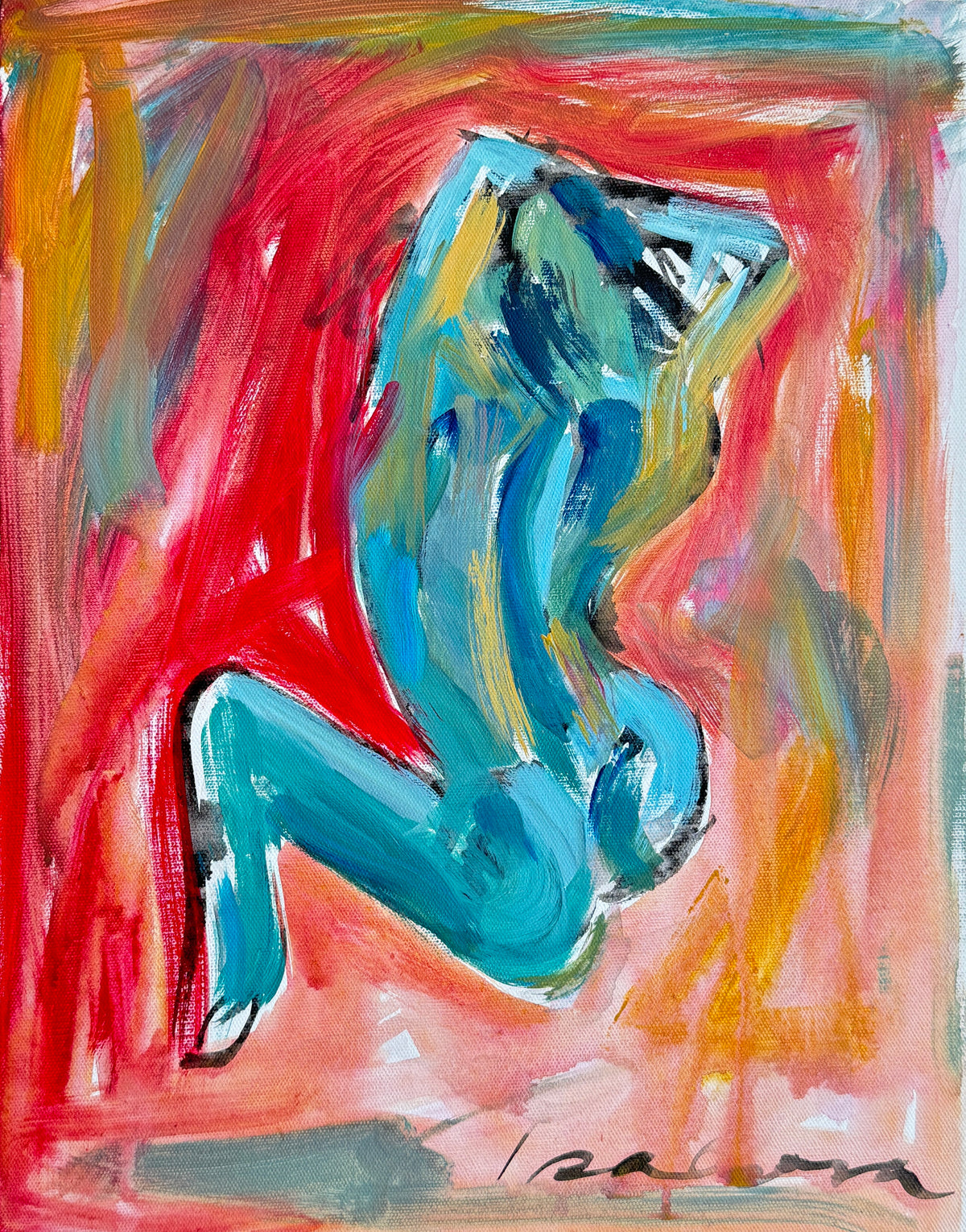 Be Yourself – original painting by Roberta Heslop
