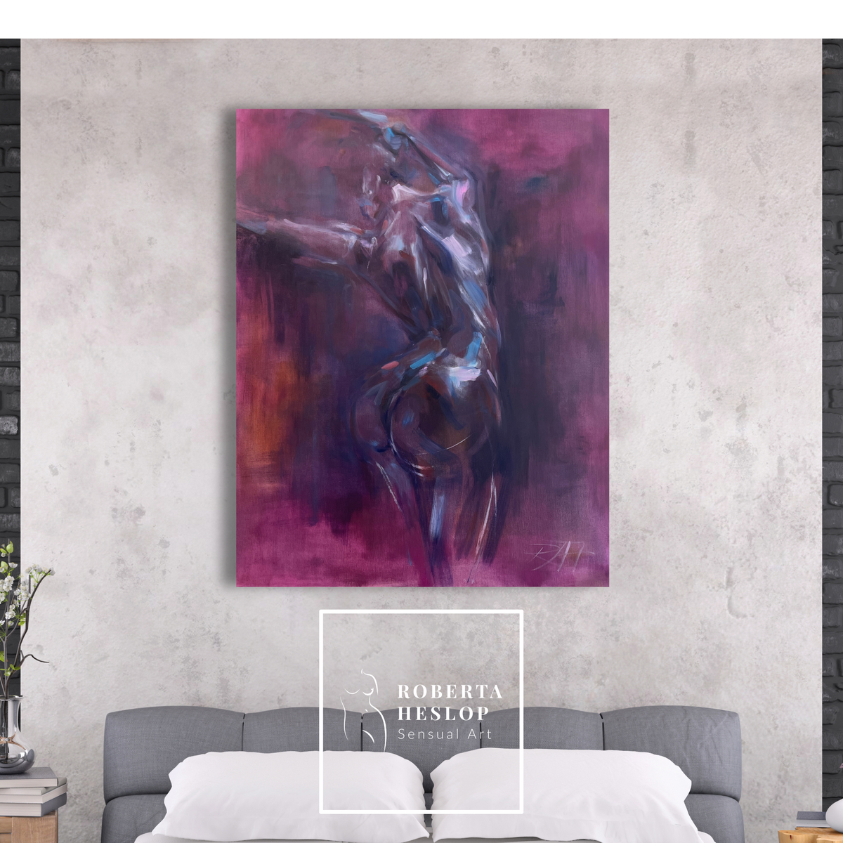 Celestia limited edition giclee print in situ Canson Infinity Aquarelle Rag Roberta Heslop