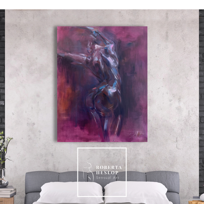 Celestia limited edition giclee print in situ Canson Infinity Aquarelle Rag Roberta Heslop