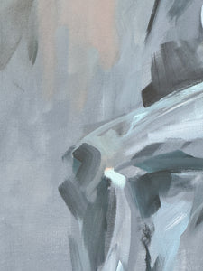 Zoomed-in section of Auburn Beauty revealing brushwork and subtle shifts in tone and light.
