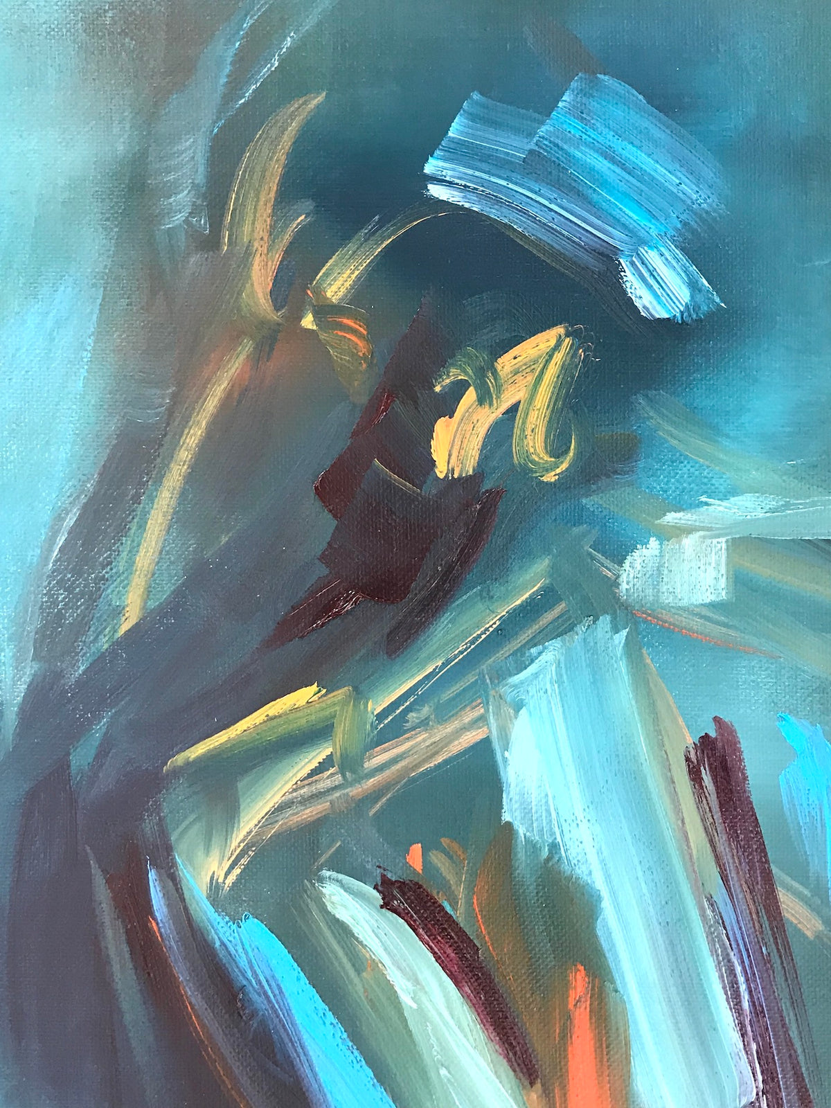 Come to Me limited edition giclee print detail Canson Infinity Aquarelle Rag Roberta Heslop