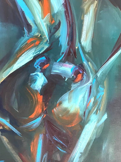 Come to Me limited edition giclee print detail Canson Infinity Aquarelle Rag Roberta Heslop