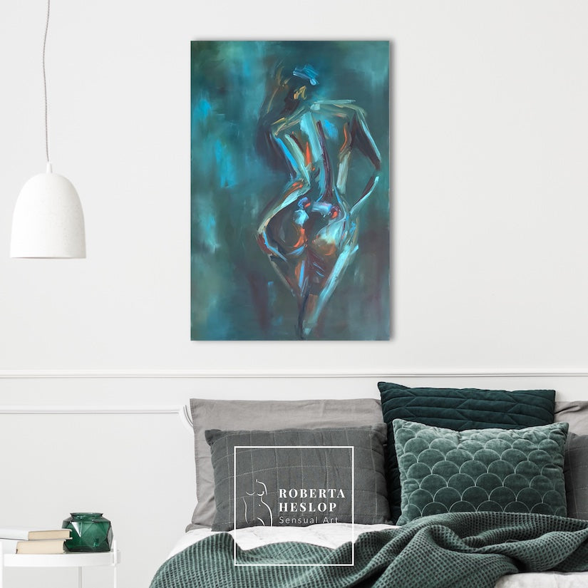 Come to Me limited edition giclee print in situ Canson Infinity Aquarelle Rag Roberta Heslop