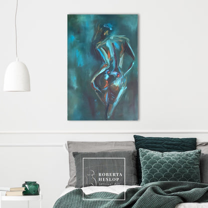 Come to Me limited edition giclee print in situ Canson Infinity Aquarelle Rag Roberta Heslop