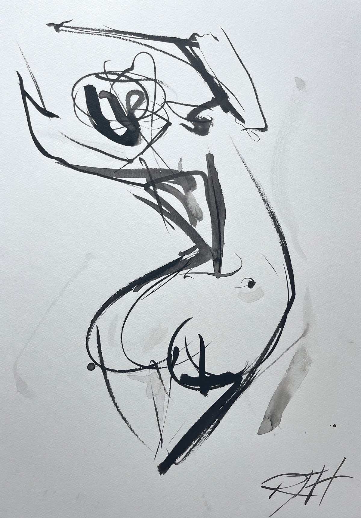 Elegance – original painting by Roberta Heslop
