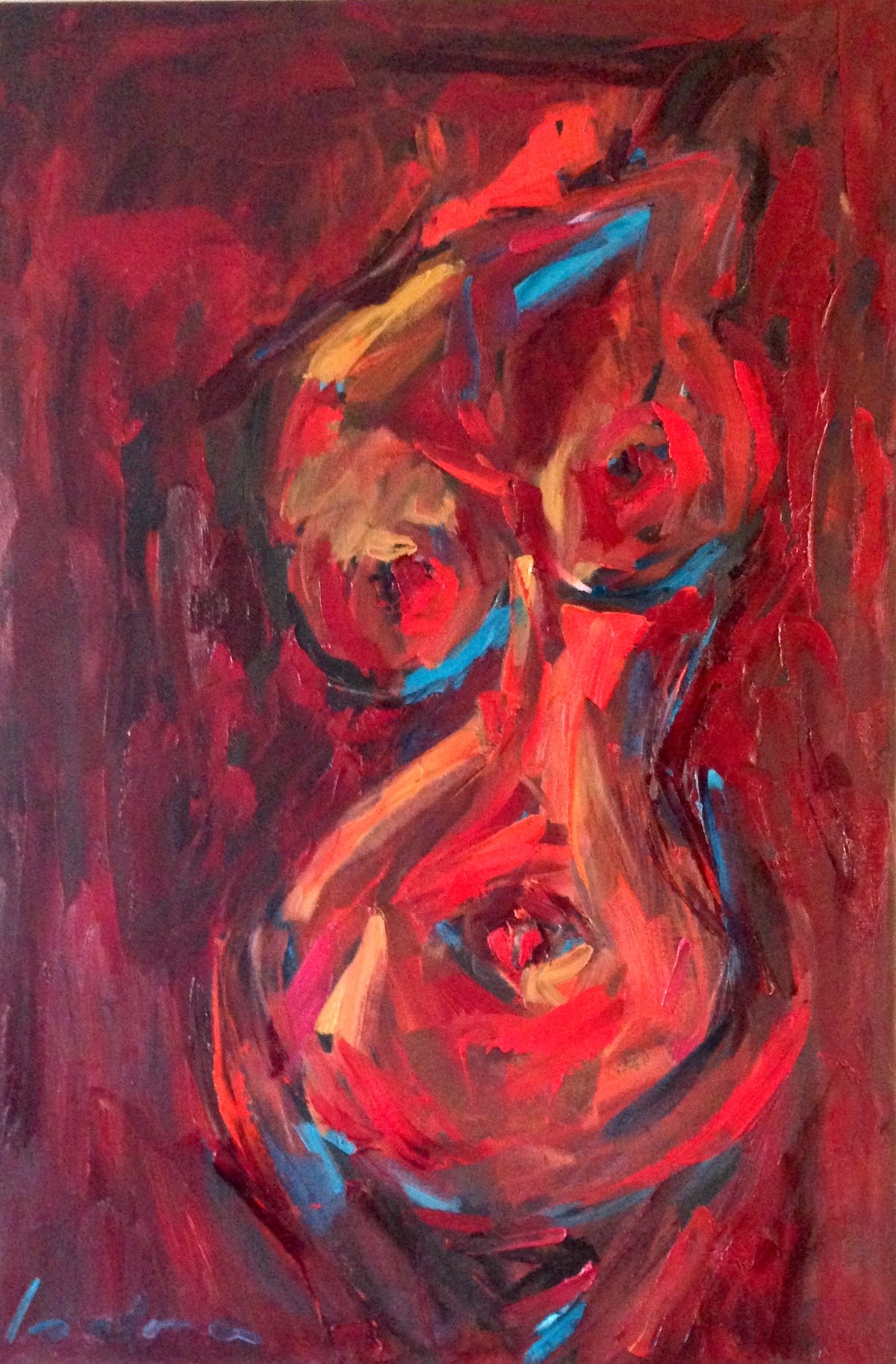 Timeless Contours – original painting by Roberta Heslop
