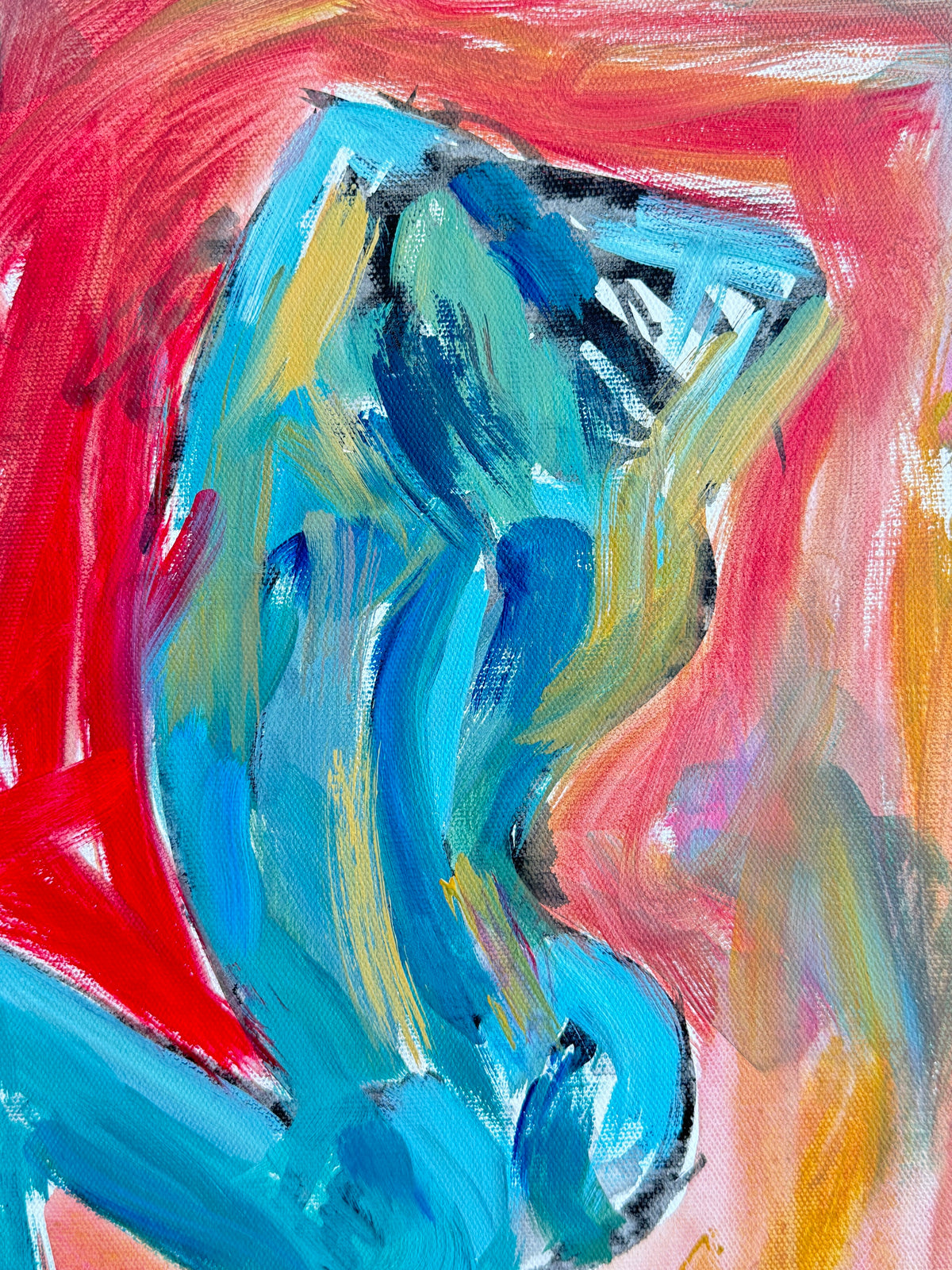 Be Yourself – original painting by Roberta Heslop – image 4
