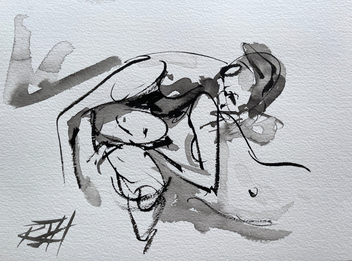 Night in – original painting by Roberta Heslop
