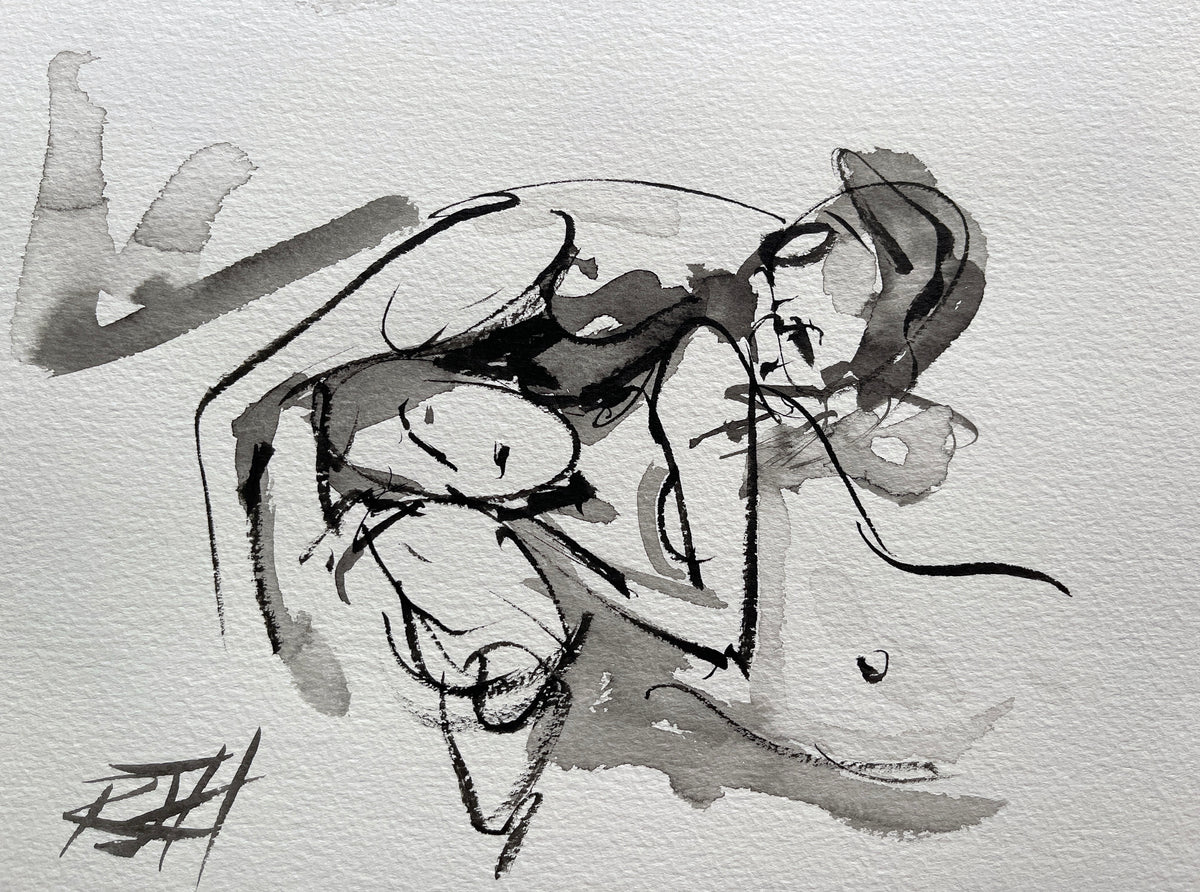 Night in – original painting by Roberta Heslop – image 6
