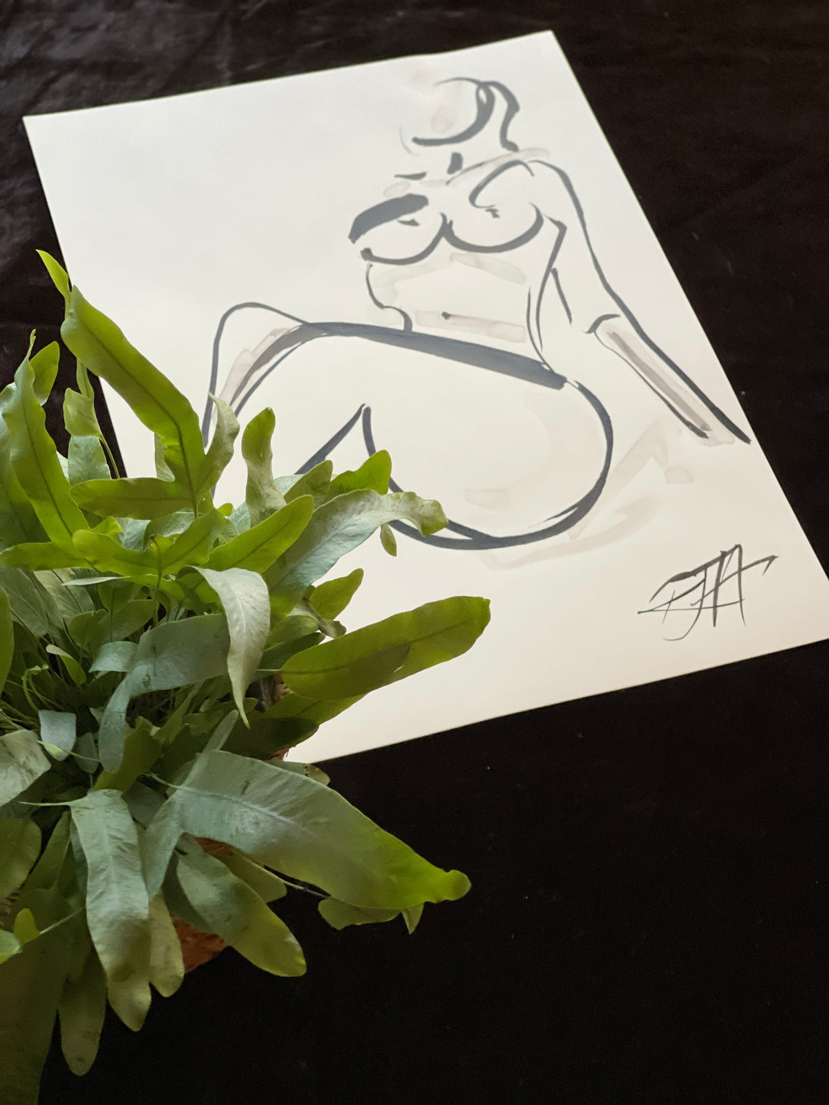 Relaxed – original painting by Roberta Heslop – image 2
