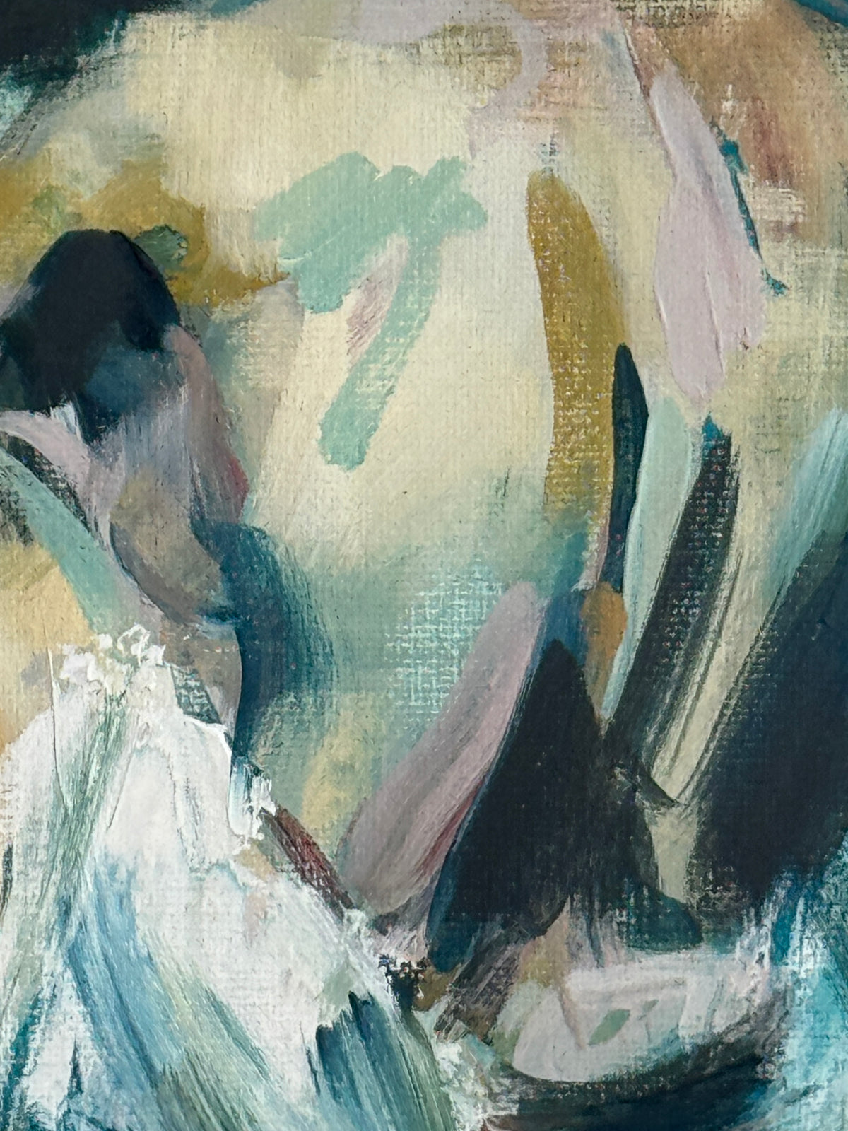 Into herself – original painting by Roberta Heslop – image 3
