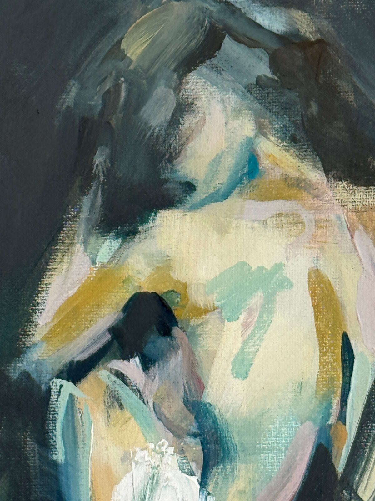 Into herself – original painting by Roberta Heslop – image 6
