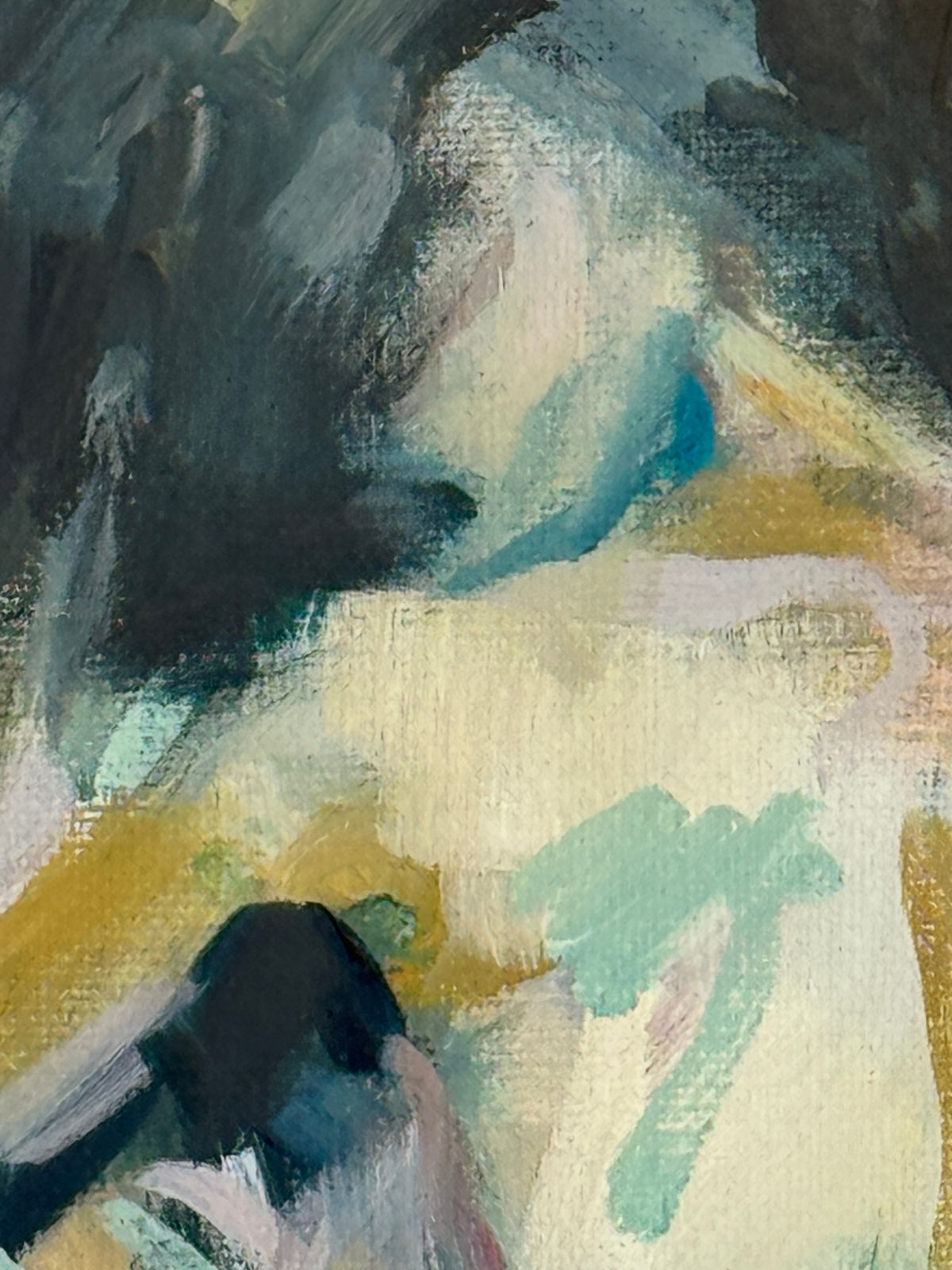 Into herself – original painting by Roberta Heslop – image 4
