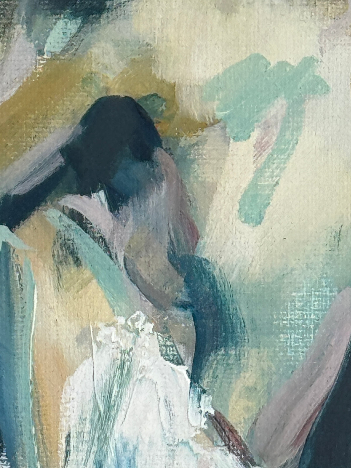Into herself – original painting by Roberta Heslop – image 5
