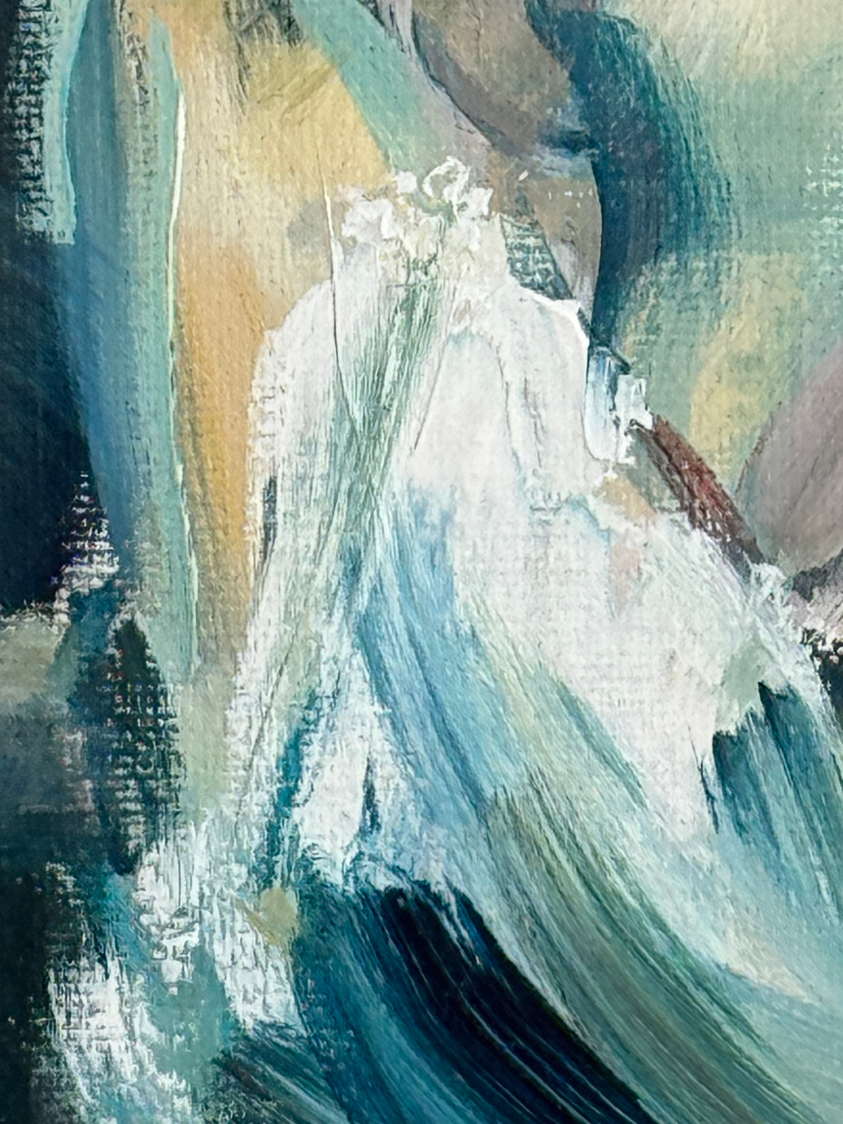 Into herself – original painting by Roberta Heslop – image 7
