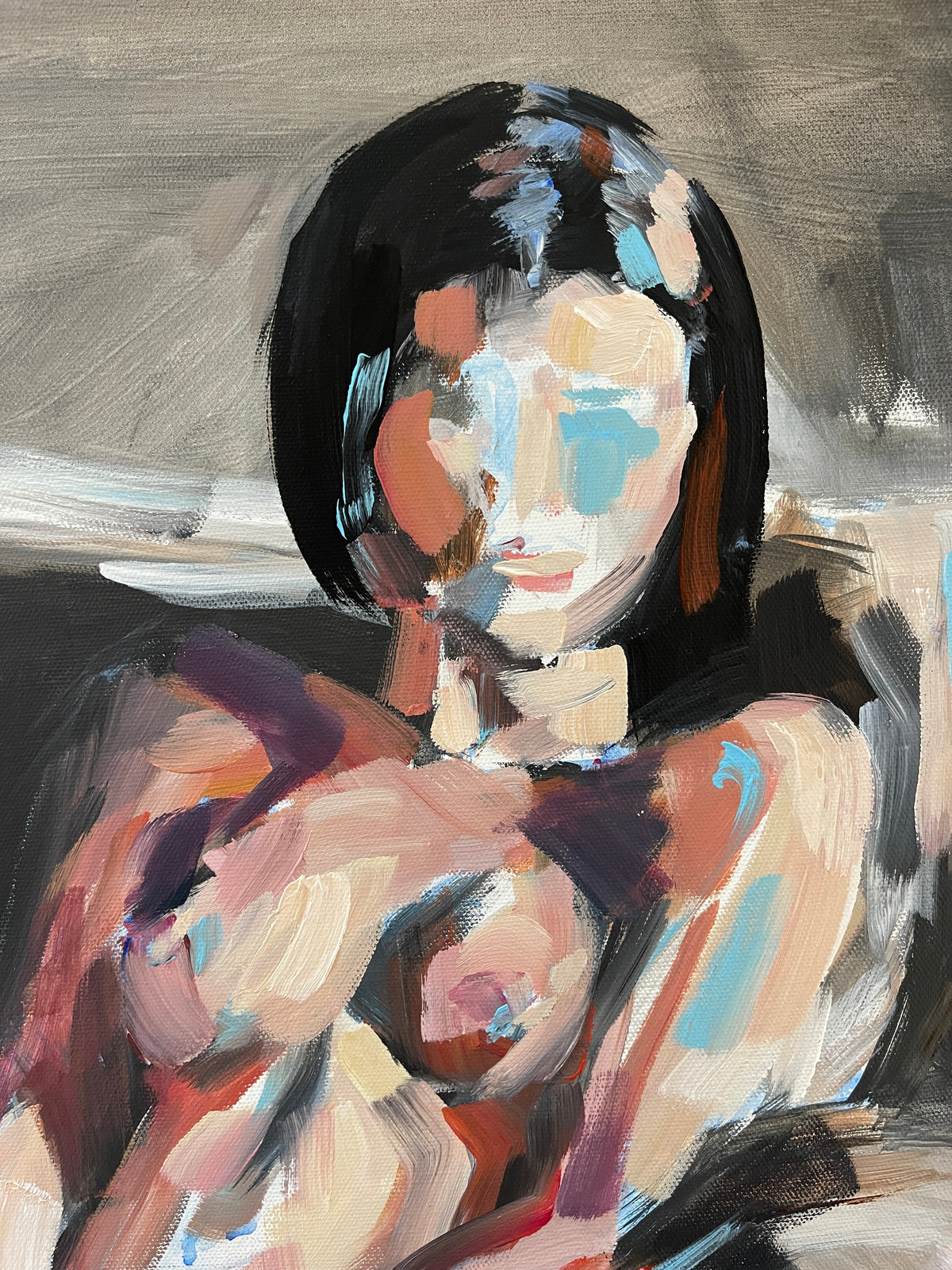 Captivated – original painting by Roberta Heslop – image 6
