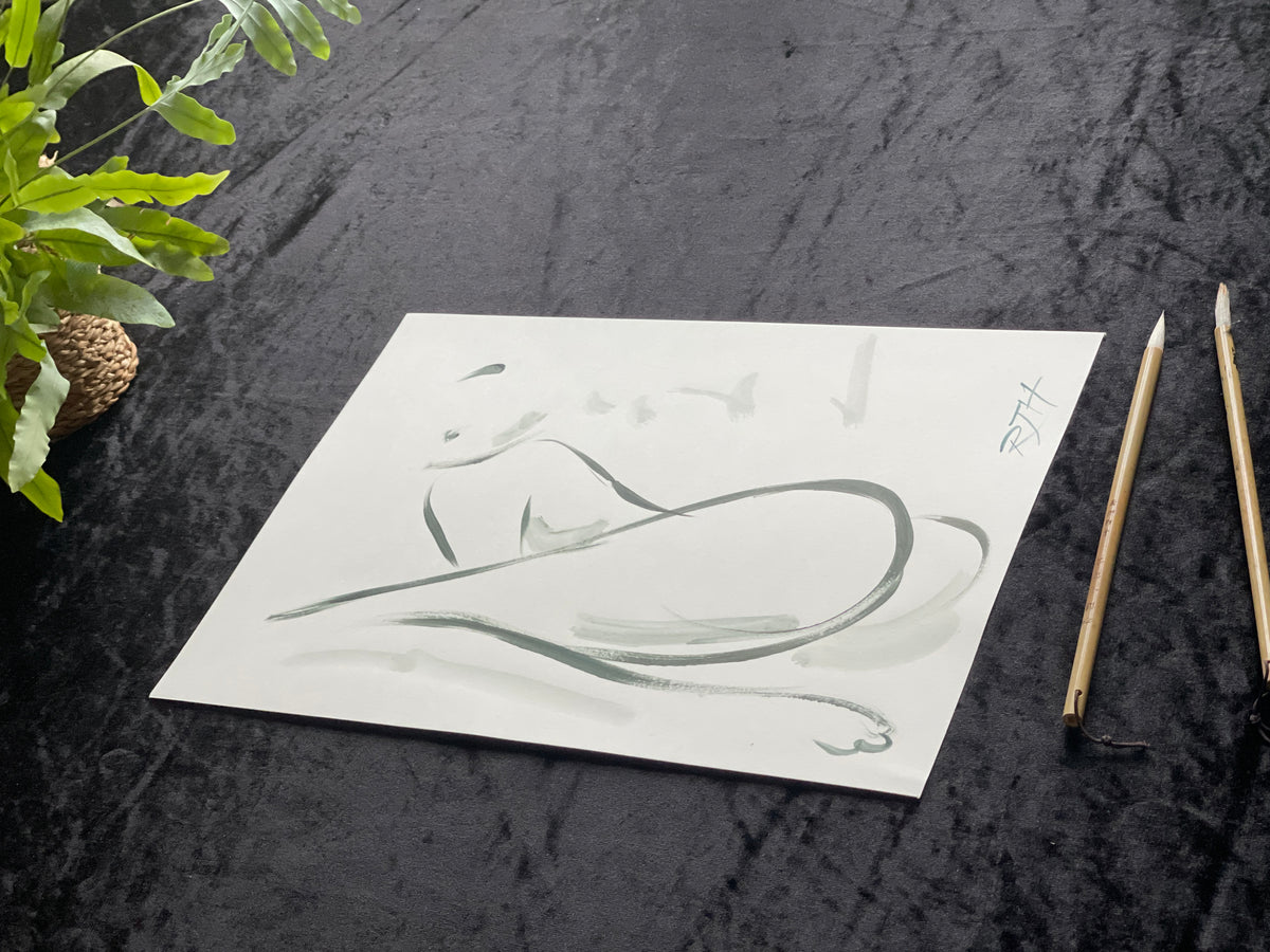 Intimately sensual – original painting by Roberta Heslop – image 7
