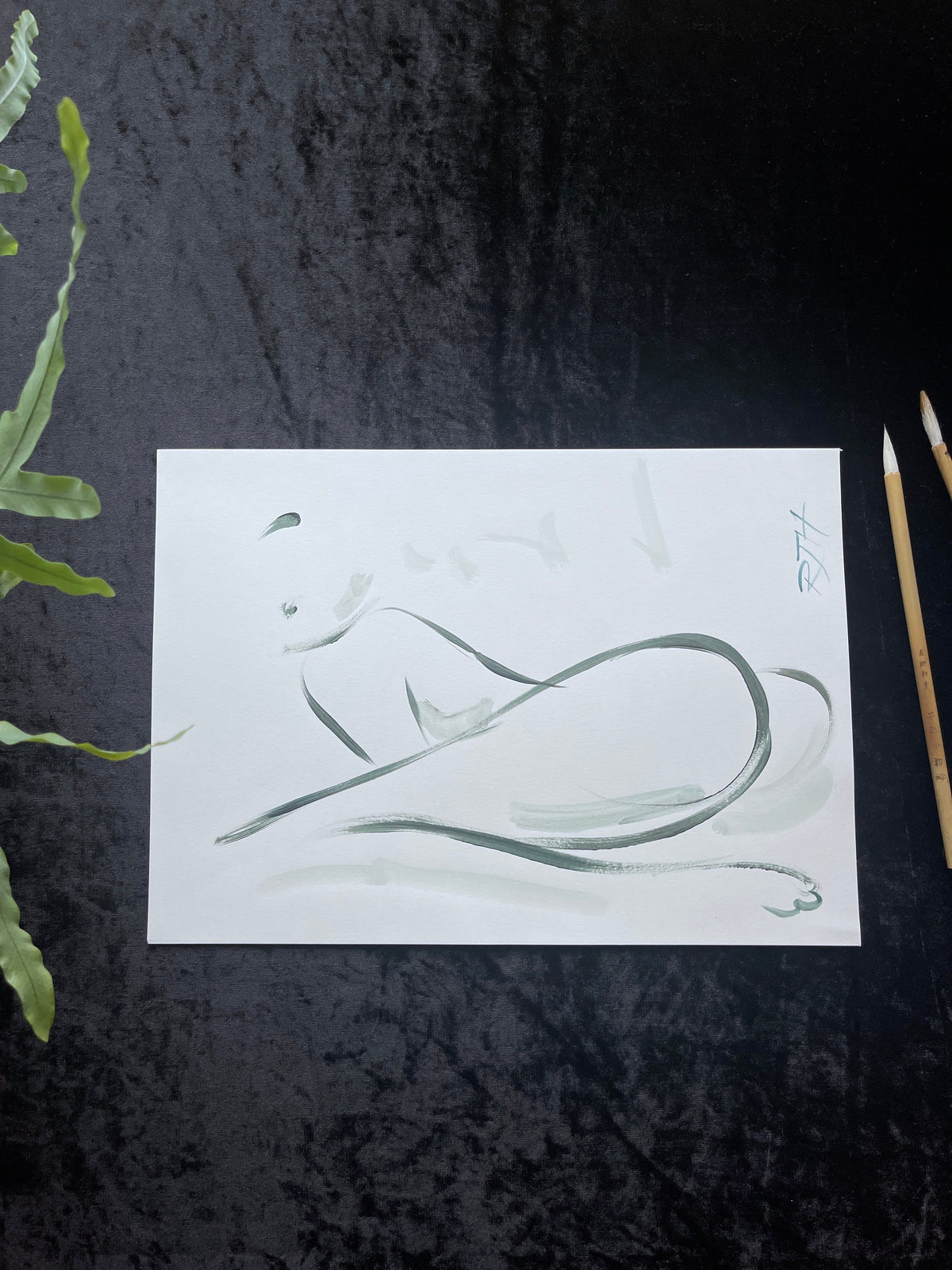Intimately sensual – original painting by Roberta Heslop – image 3
