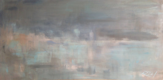 Dreamy beach – original painting by Roberta Heslop
