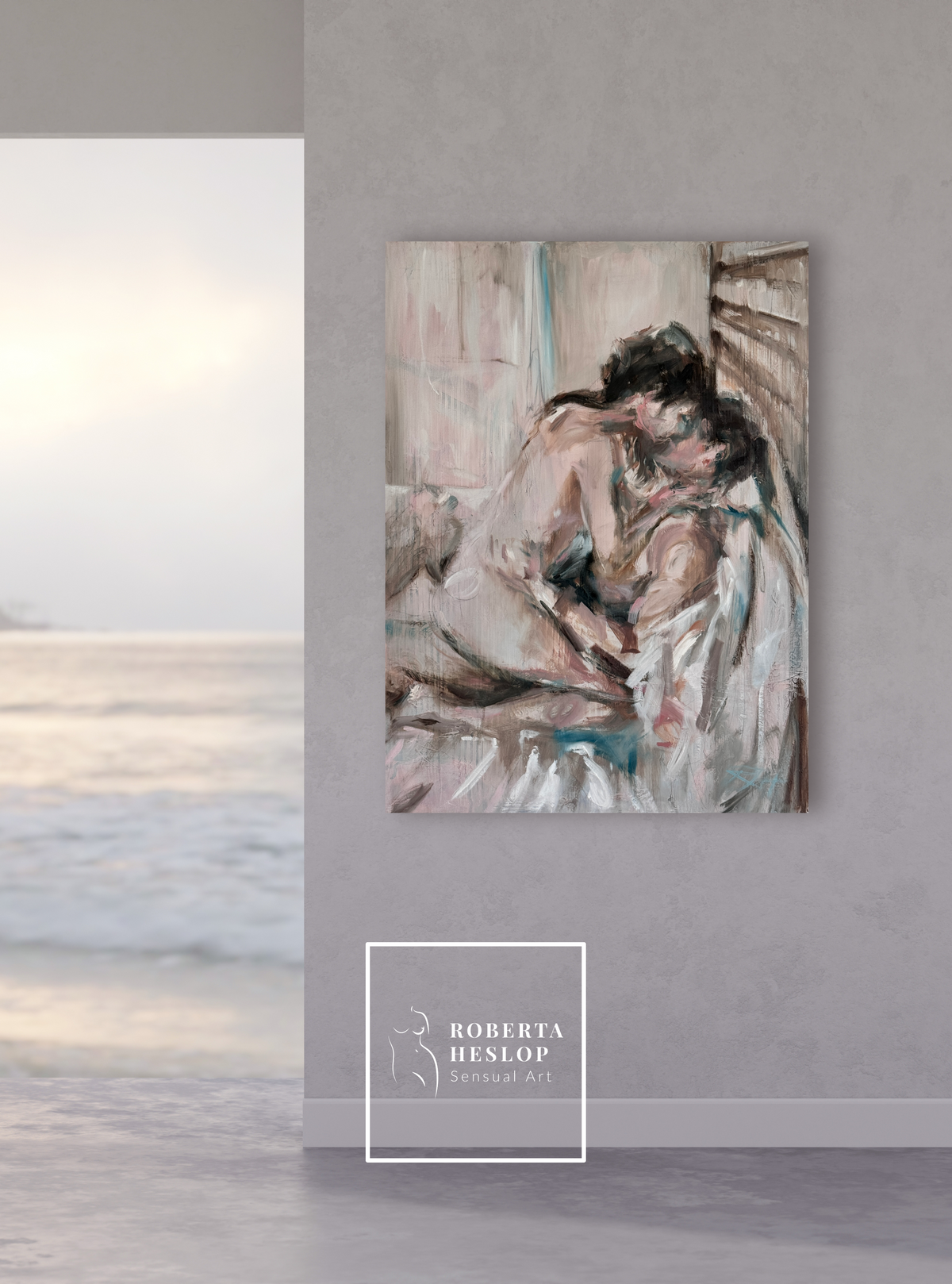 Melt into you – original painting by Roberta Heslop – image 2
