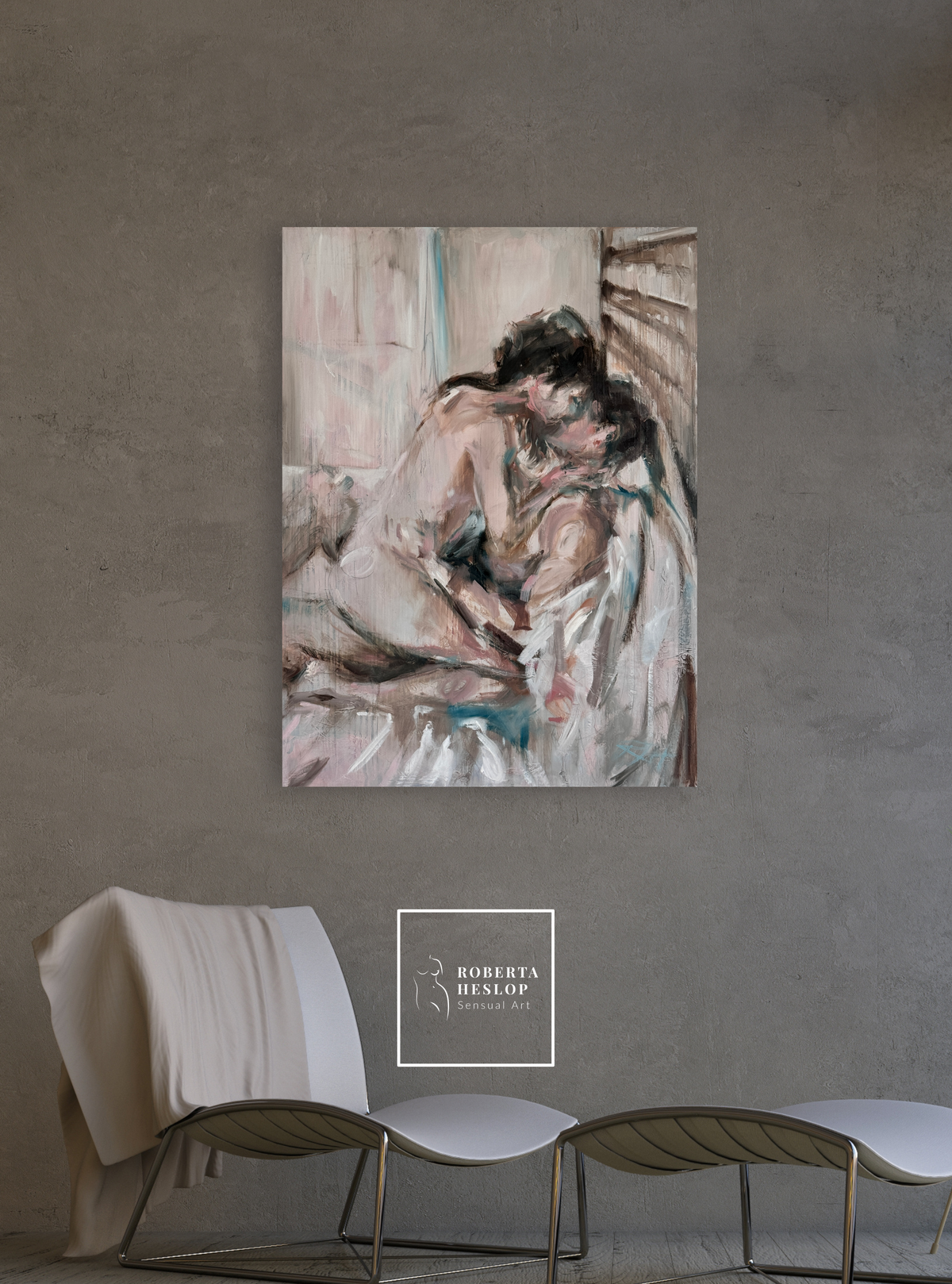 Melt into you – original painting by Roberta Heslop – image 10
