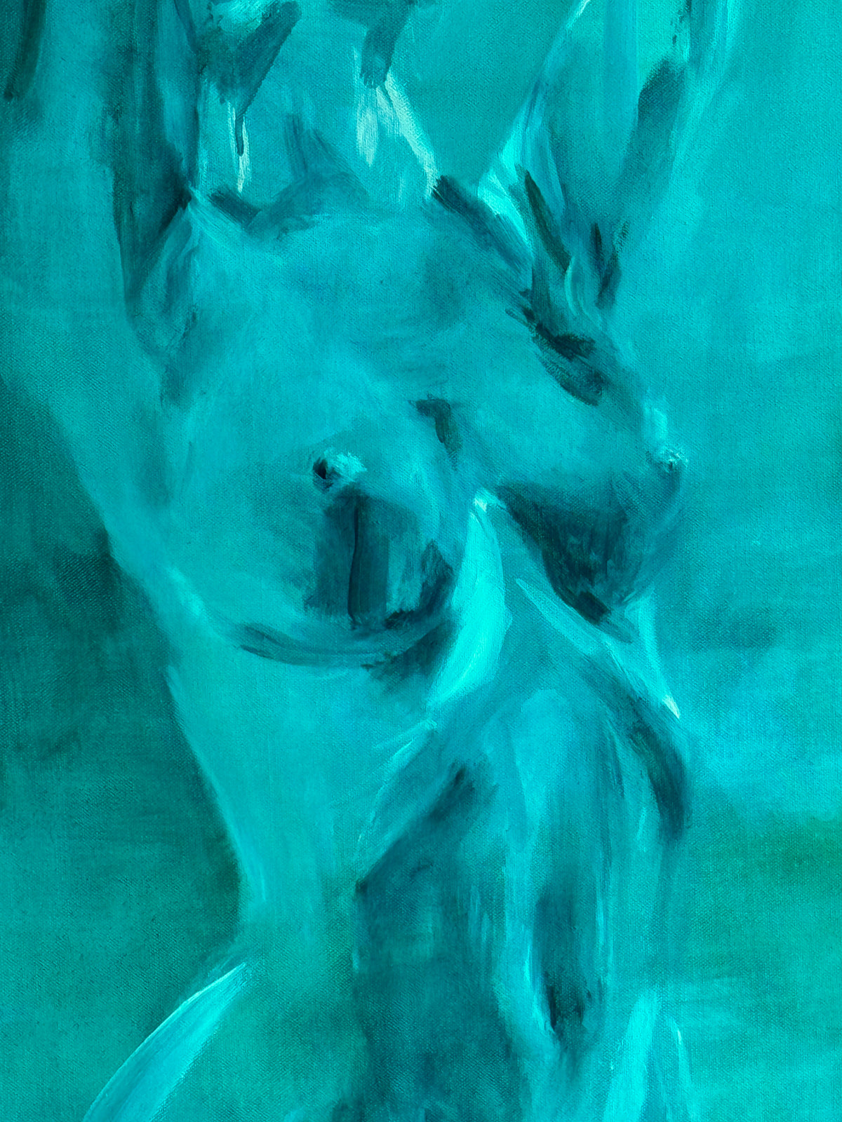 Persephone limited edition giclee print detail Canson Infinity Aquarelle Rag Roberta Heslop