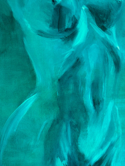 Persephone limited edition giclee print detail Canson Infinity Aquarelle Rag Roberta Heslop