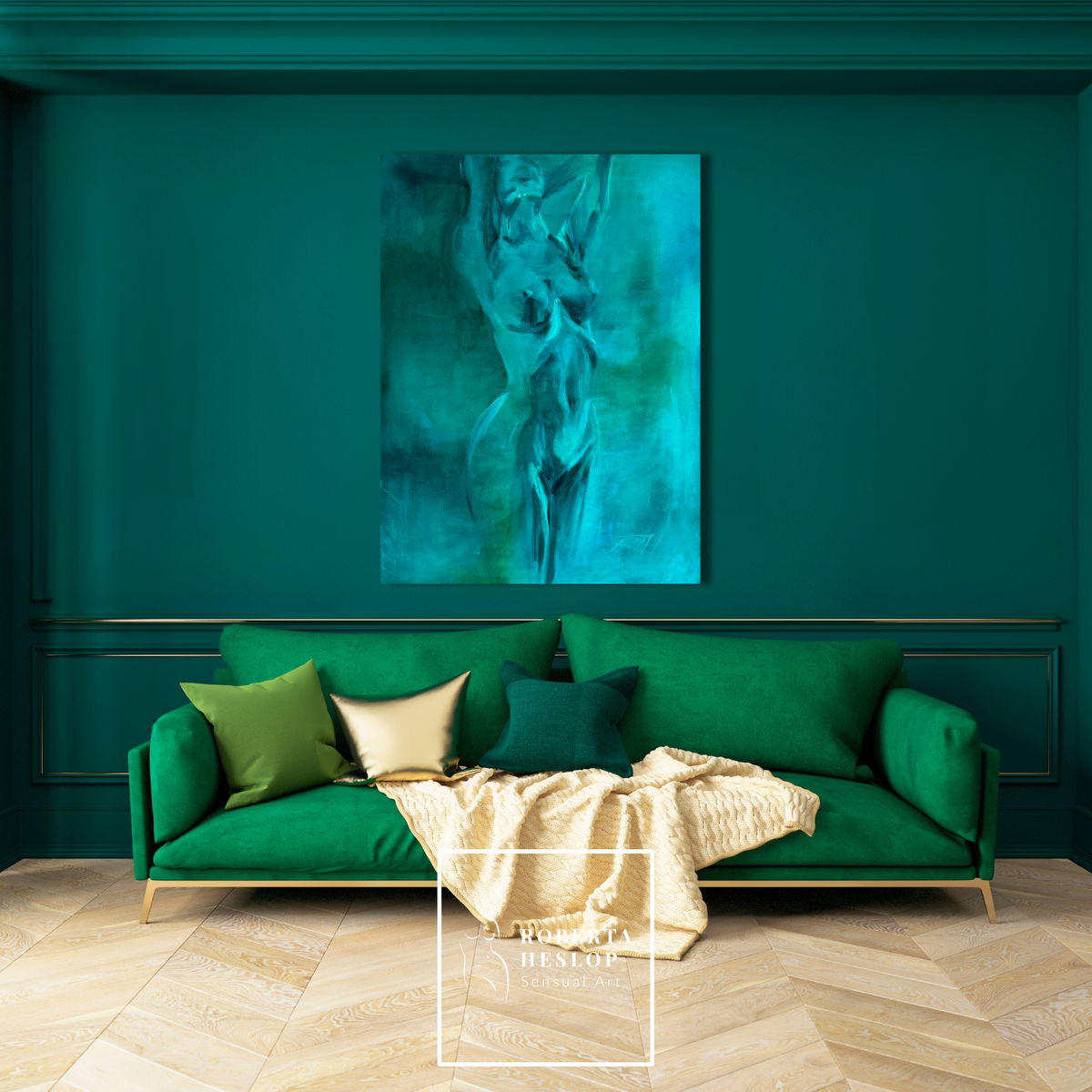 Persephone limited edition giclee print in situ Canson Infinity Aquarelle Rag Roberta Heslop