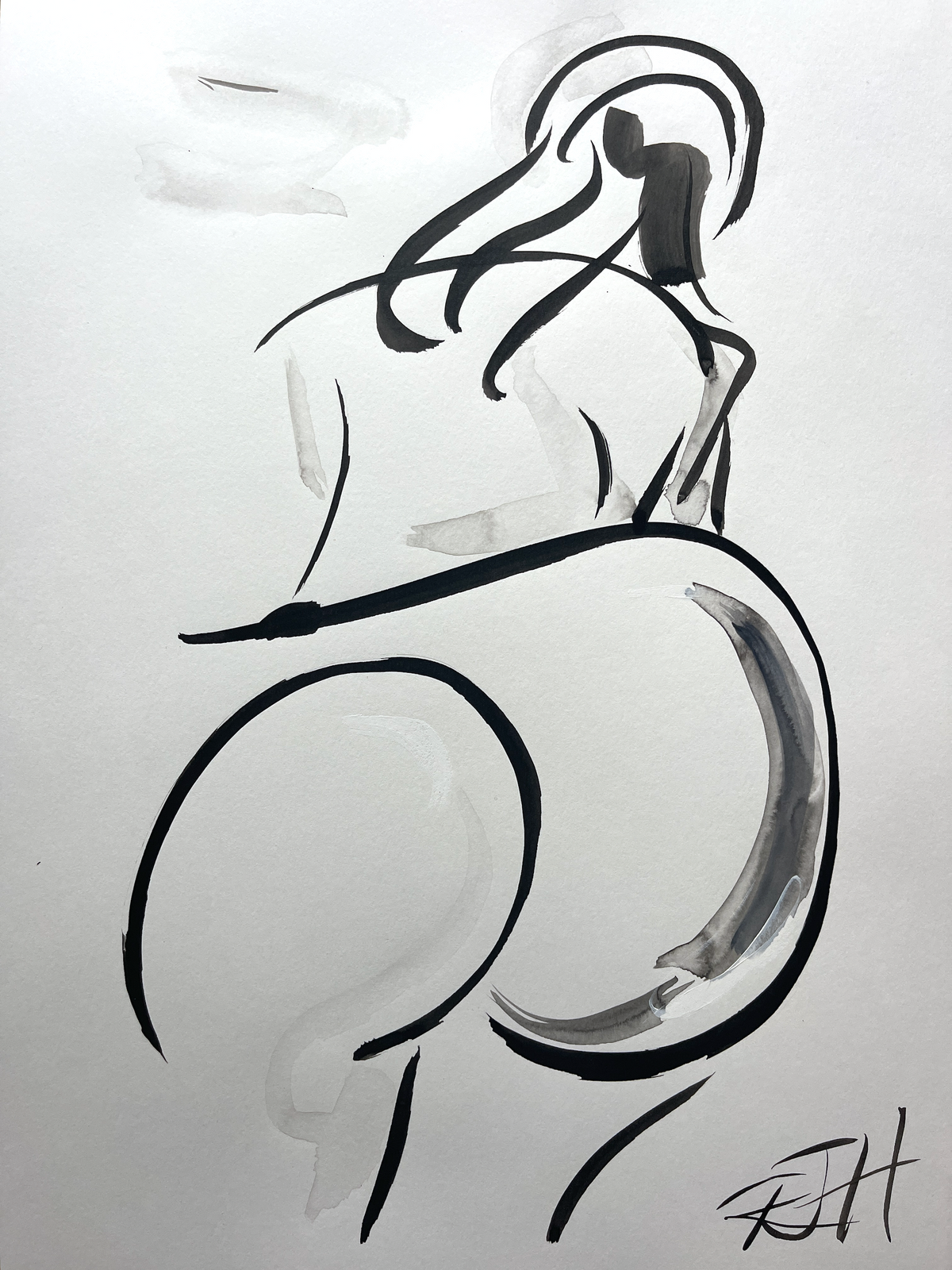 Sassy II – original painting by Roberta Heslop
