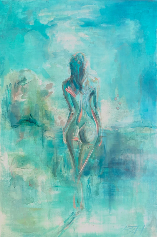 Self Actualisation limited edition giclee print Canson Infinity Aquarelle Rag Roberta Heslop
