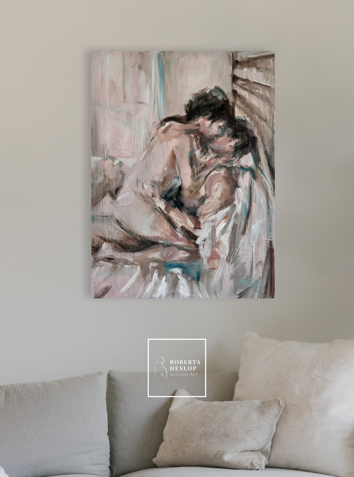 Melt into you – original painting by Roberta Heslop – image 9

