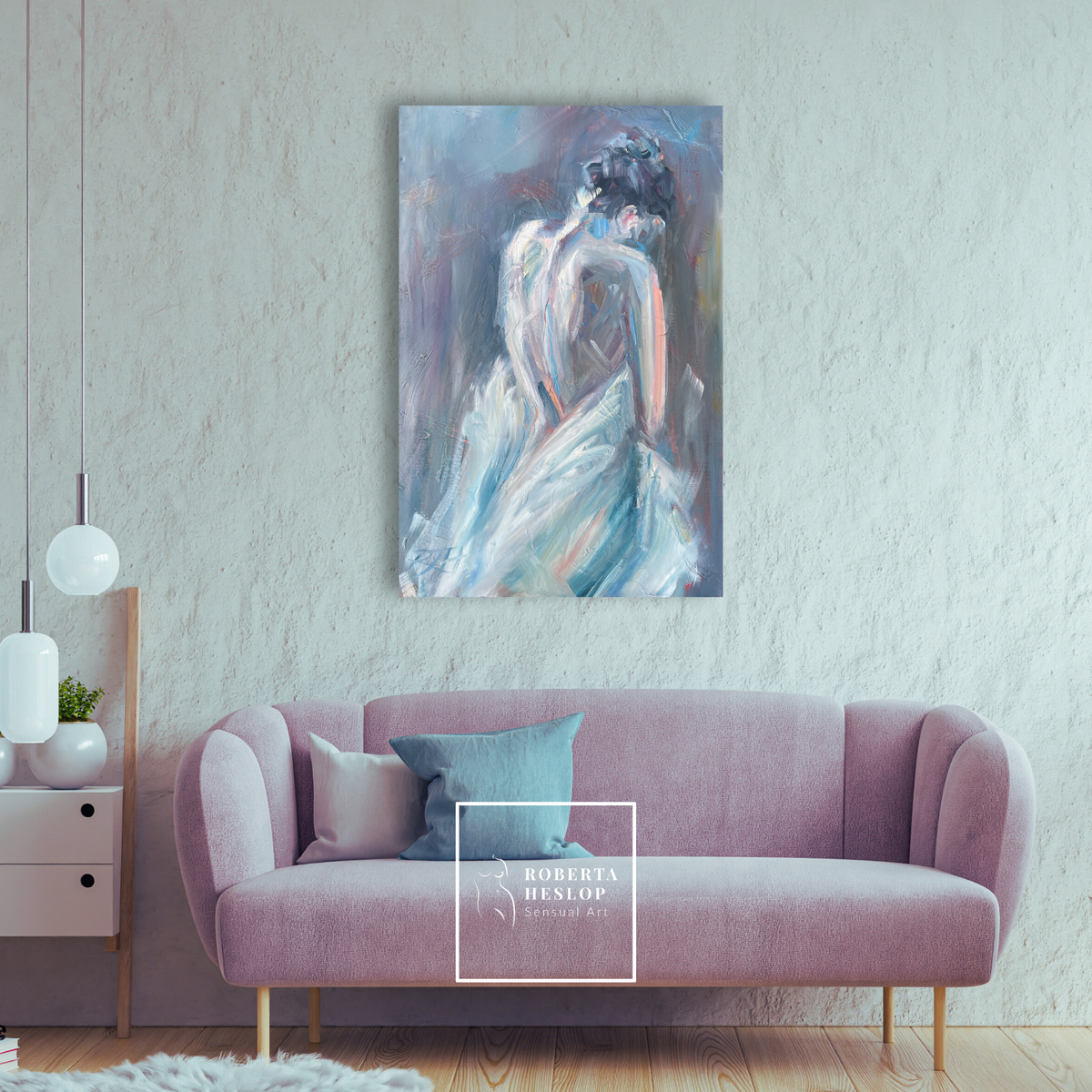 Soft hues, Quiet moments – original painting by Roberta Heslop – image 2
