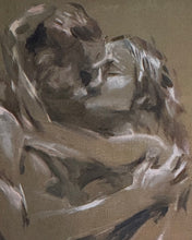 Load image into Gallery viewer, Sweet Embrace limited edition giclee print detail Canson Infinity Aquarelle Rag Roberta Heslop