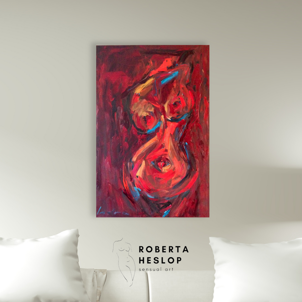Timeless Contours – original painting by Roberta Heslop – image 2
