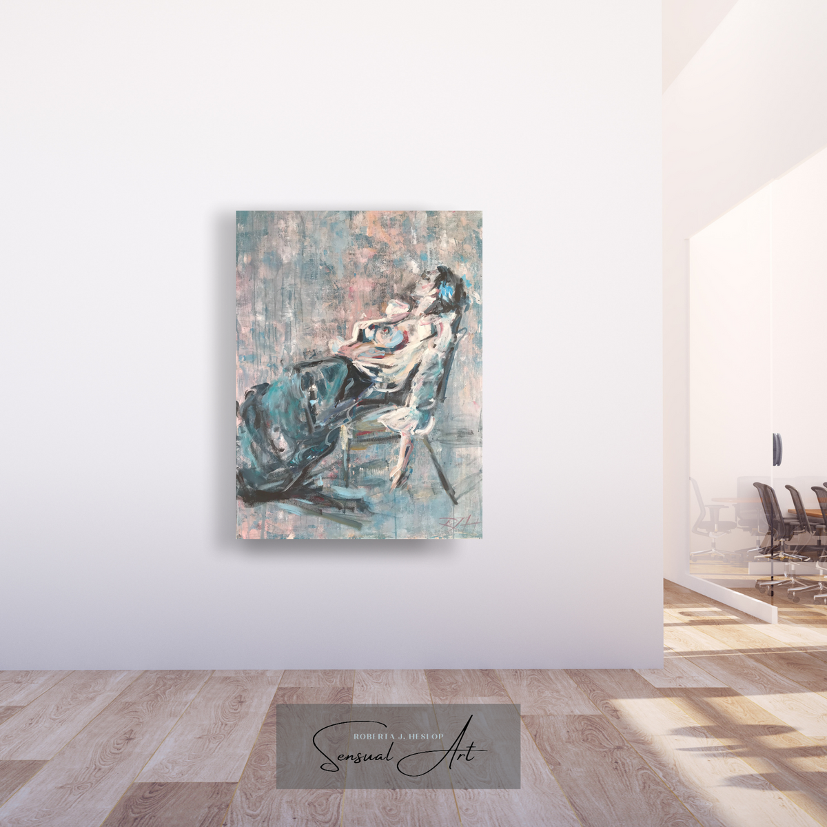 Intimate – original painting by Roberta Heslop – image 2
