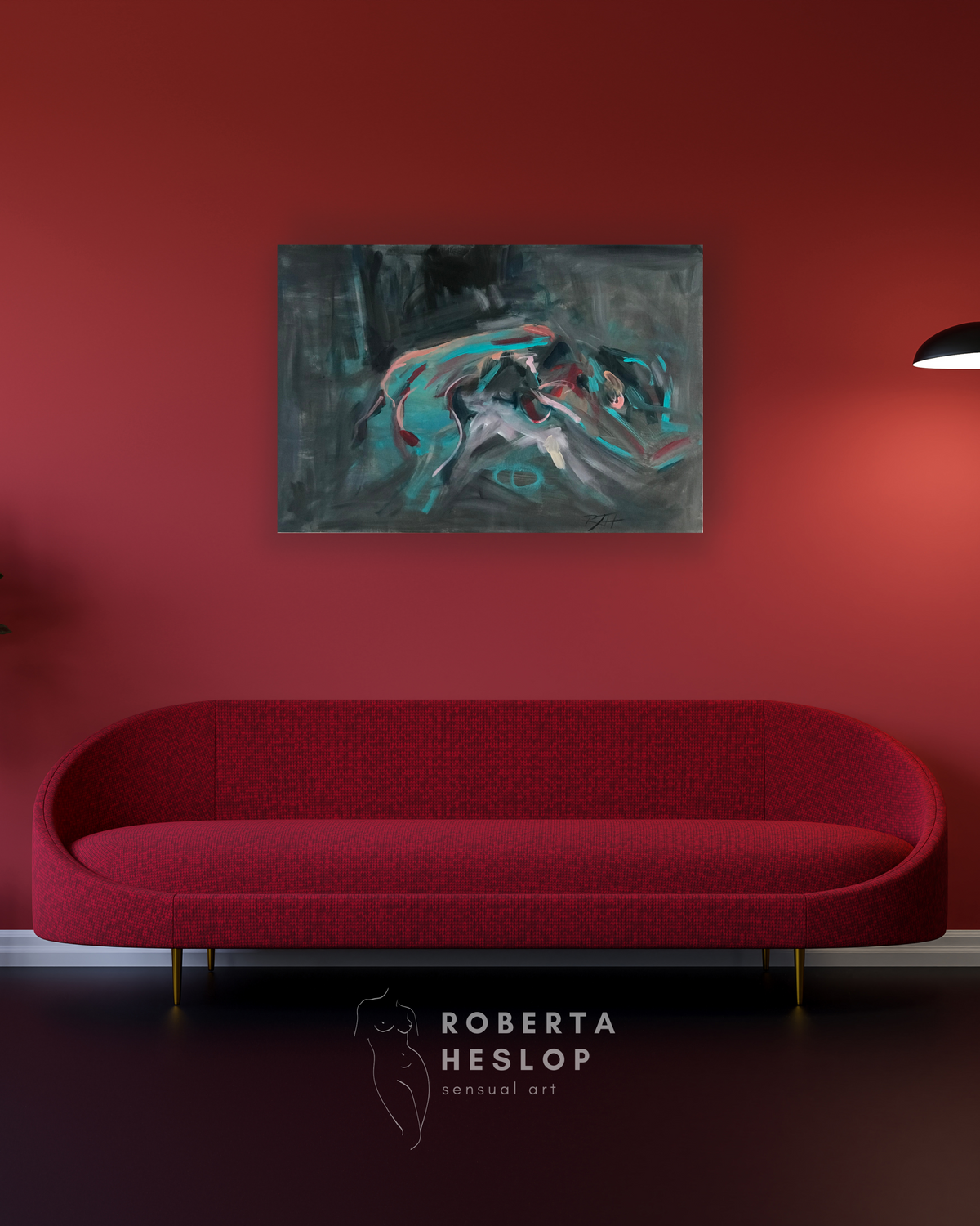 Surrender – original painting by Roberta Heslop – image 2
